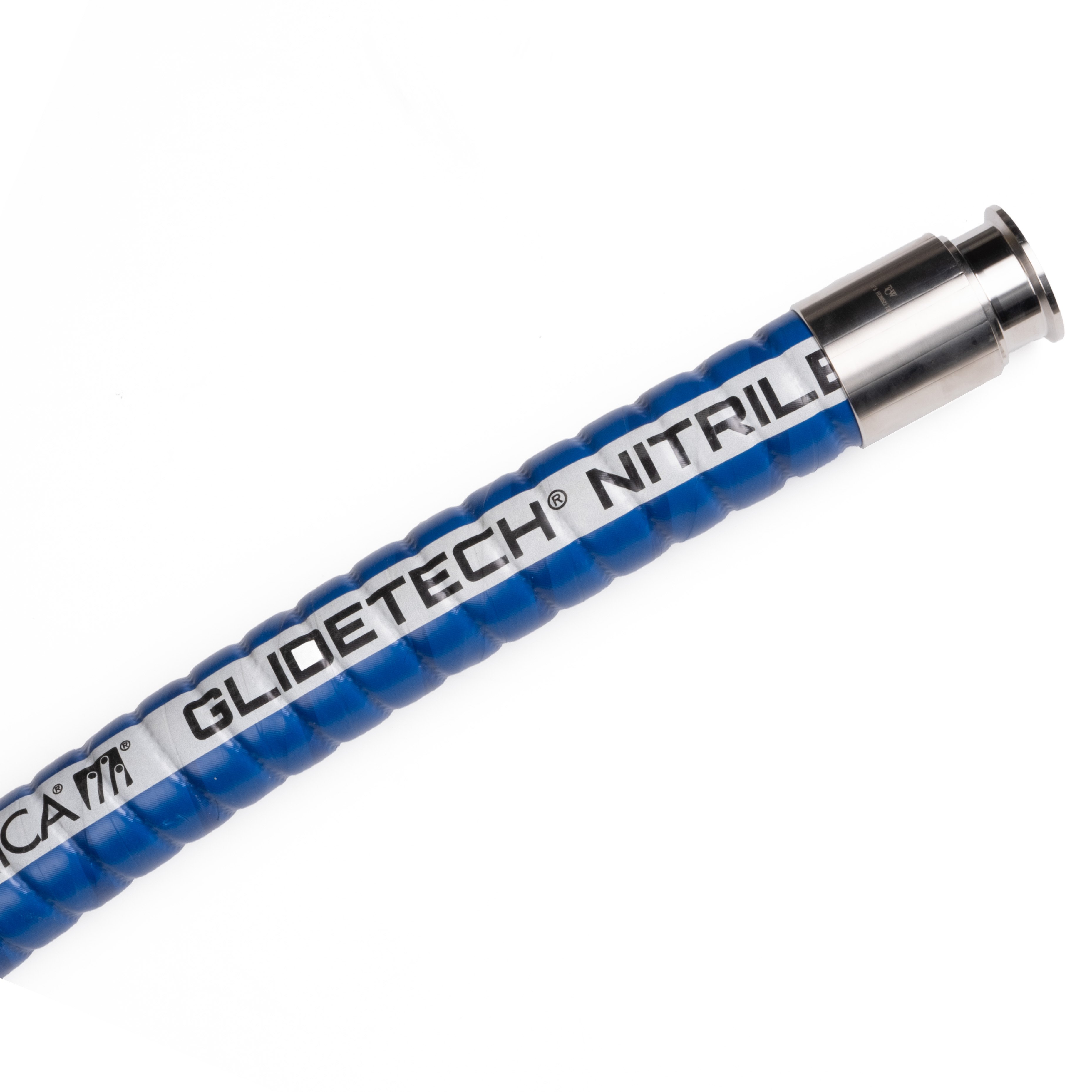 GlideTech Nitrile Dairy, Food & Oil Hose with Crimped Ends