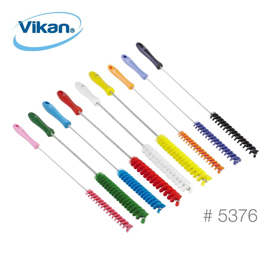 Vikan Tube Brush, Stiff, Ø0.9", 5376
