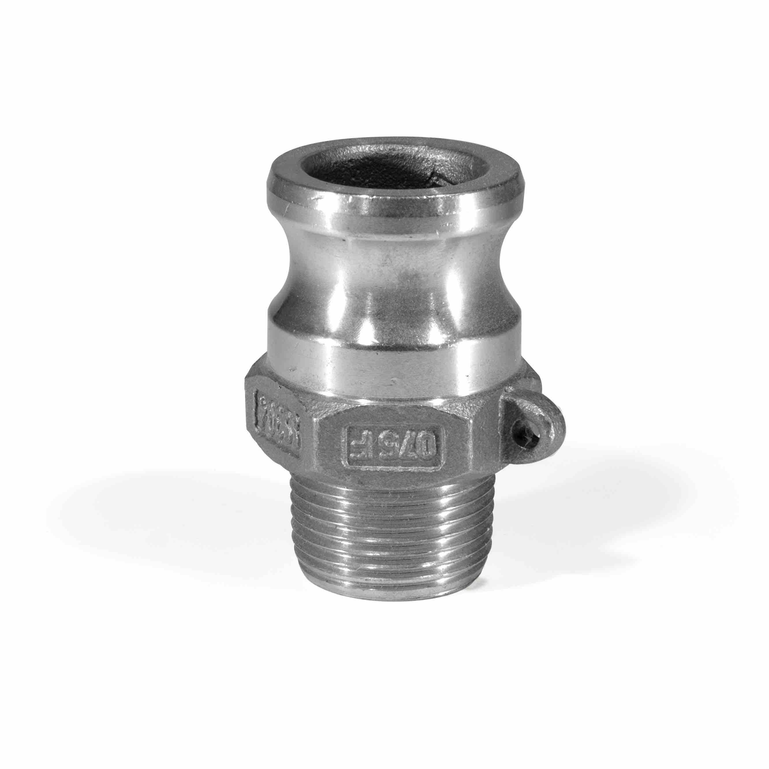 Camlock Part F, Male Camlock x Male NPT