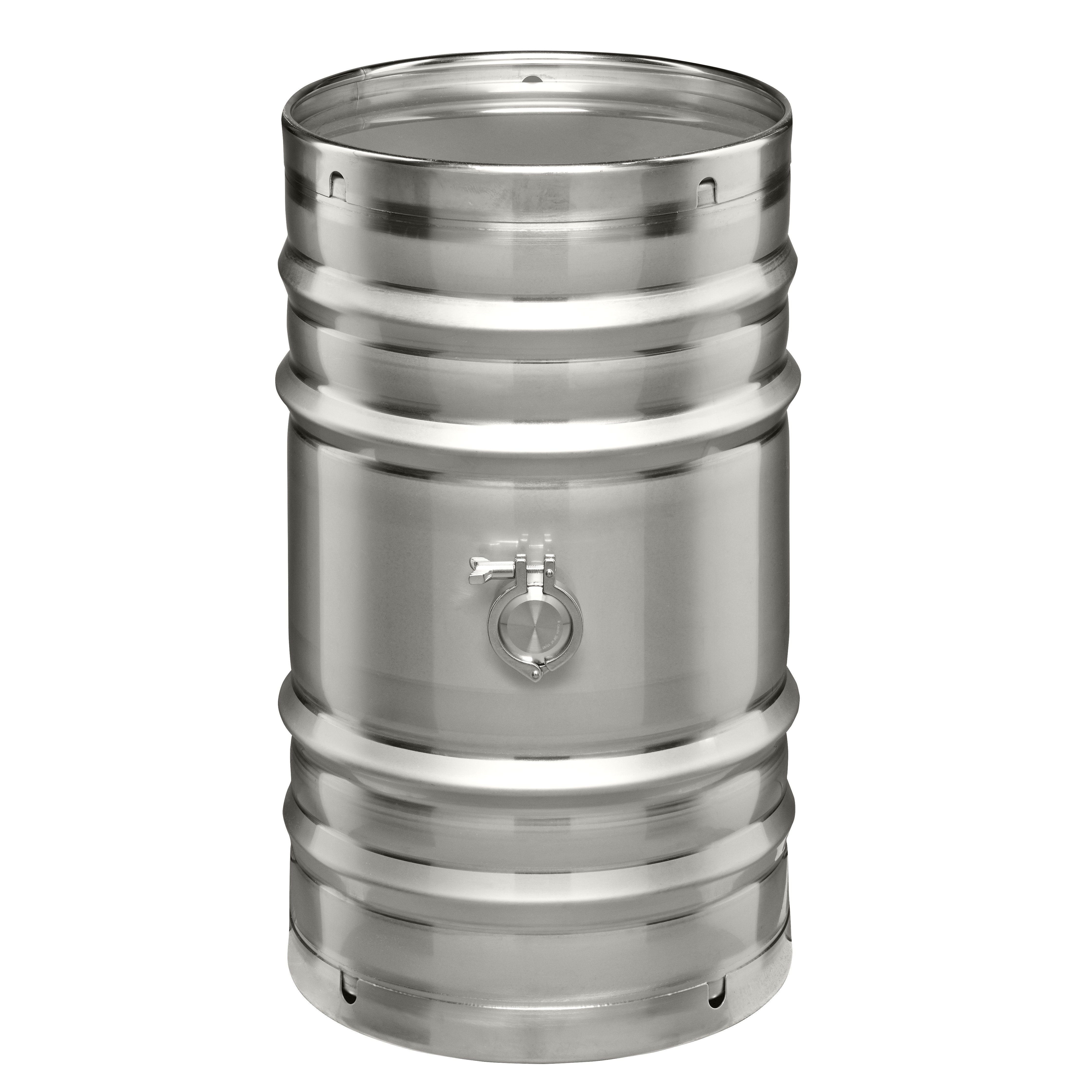 26.5 Gallon Seamless Stainless Steel Barrel