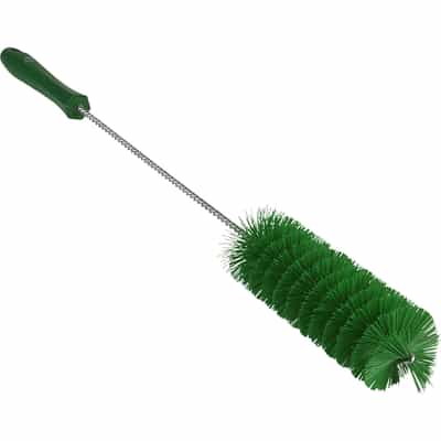 Vikan Stiff Medium Tube Brush, 2.0", Green