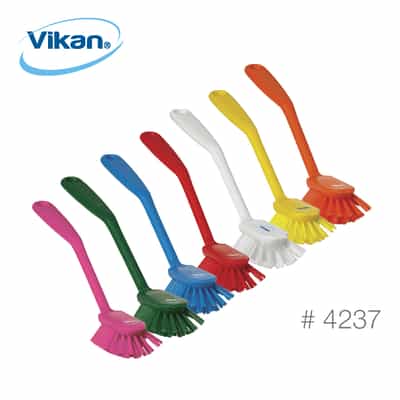 Vikan Medium Dish Brush w/ Scraper
