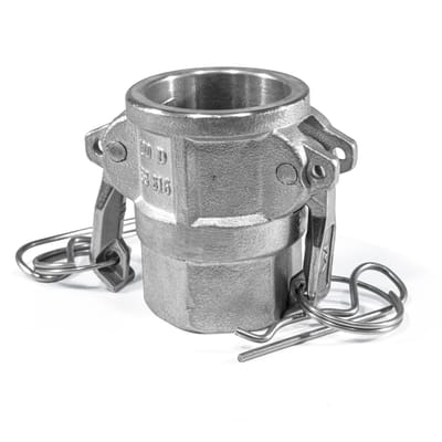 Camlock Part D, Stainless Steel