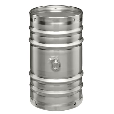 25 Gallon Stainless Steel Barrel