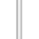 Vikan Basic Aluminum Handle, 50", Yellow