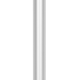 Vikan Basic Aluminum Handle, 50", Yellow