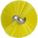 Vikan Stiff Tube Brush, Ø0.9", Yellow