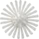 Vikan Medium Pipe Brush, Ø5.0", White