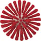 Vikan Medium Pipe Brush, Ø5.0", Red