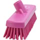 Vikan Deck Stiff Scrub Brush, Pink