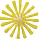 Vikan Medium Pipe Brush, Ø3.5", Yellow