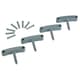 Vikan Wall Bracket Replacement Hooks, Gray