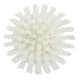 Vikan Round Stiff Scrub Brush, White, 38855