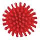 Vikan Round Stiff Scrub Brush, Red, 38854