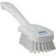 Vikan Short Handle Scrub Brush, Stiff, White