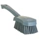 Vikan Short Handle Scrub Brush, Stiff, Gray