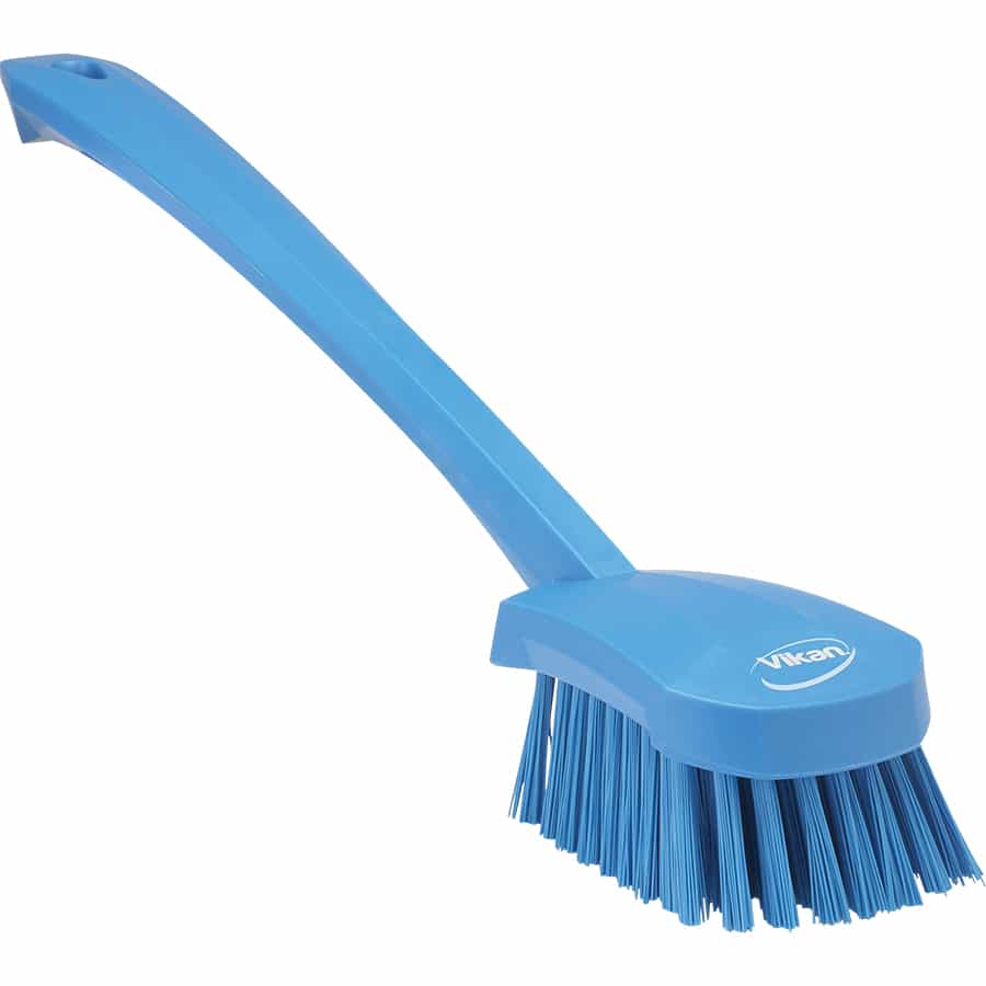 Vikan Long Handle Scrub Brush, Stiff, 4186 | TCW Equipment